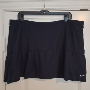 Nike Dark Navy Blue Tennis Skirt/Skort With Shorts